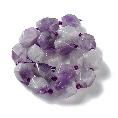 Natural Amethyst Beads Strands G-C182-19-02-1