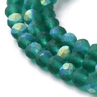 Imitation Jade Glass Beads Strands EGLA-YW0003-19A-15-1