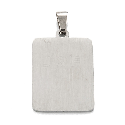 Non-Tarnish 304 Stainless Steel Pendants STAS-K216-48O-P-1