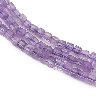 Natural Amethyst Beads Strands G-P457-B01-53-1