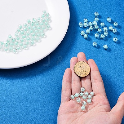 Transparent Acrylic Beads TACR-YW0001-03C-1