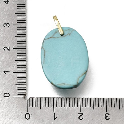 Synthetic Turquoise Pendants GG-CBA7610-06G-05-1
