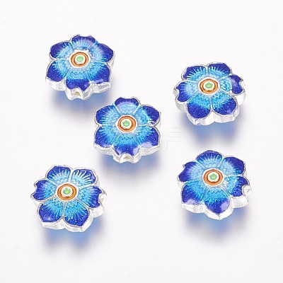 Alloy Enamel Beads ENAM-F076-01S-1