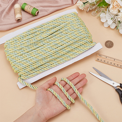 20 Yards 3-Ply Polyester Twisted Cord OCOR-WH0086-99B-03-1