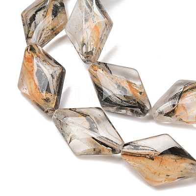 Transparent Handmade Lampwork Beads LA-CBAF0C8-02H-1