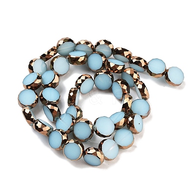 Imitation Jade Glass Beads Strands GLAA-H032-02-01-1
