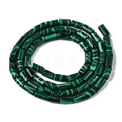 Synthetic Malachite Beads Strands G-S366-075-1