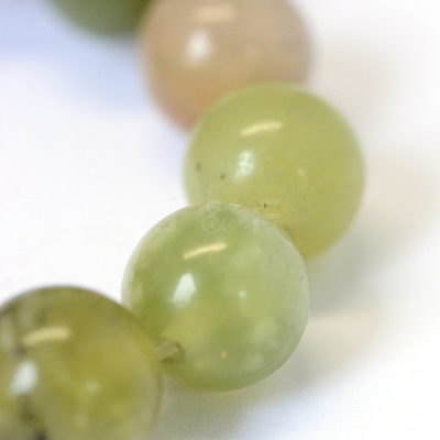Natural Mixed Stone Round Bead Strands X-G-E334-8mm-23-1