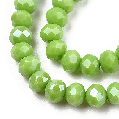 Electroplate Glass Beads Strands LS-EGLA-A034-P4mm-A28-1