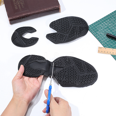 Shoe Repair Synthetic Rubber Shoe Sole Replacement DIY-WH0899-726B-1