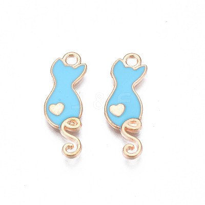 Alloy Enamel Pendants ENAM-S115-144C-1