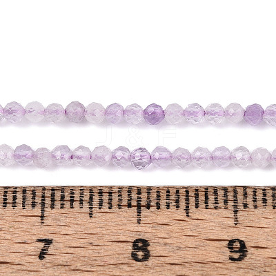 Natural Lavender Amethyst Beads Strands G-T143-03-1