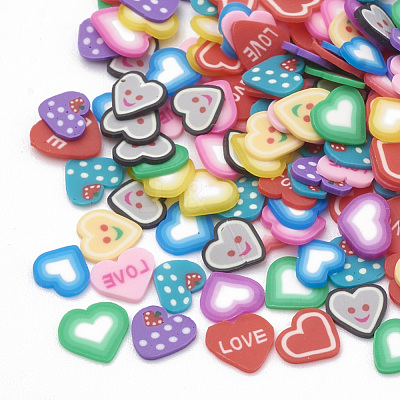 Handmade Polymer Clay Cabochons X-CLAY-T011-06-1