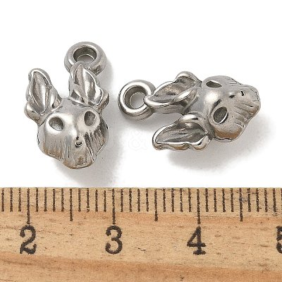 Anti-Tarnish 304 Stainless Steel Pendants STAS-Q334-50P-1