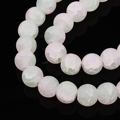 Crackle Glass Beads X1-GLAA-N009-10mm-01-1