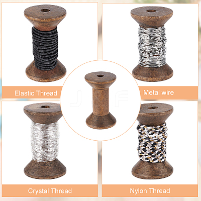 Wooden Empty Spools for Wire TOOL-WH0125-54B-1