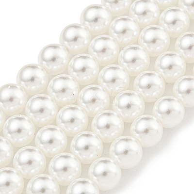 Glass Pearl Beads Strands HY-G002-01C-01-1