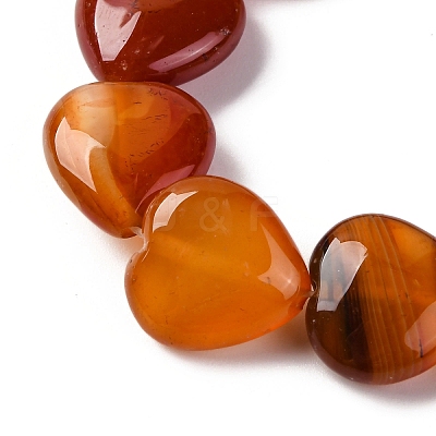 Natural Red Agate Beads Strands G-I372-A03-02-1
