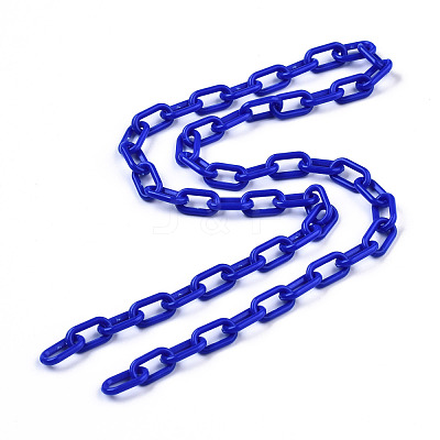 Handmade Opaque Acrylic Paperclip Chains KY-S166-002-1
