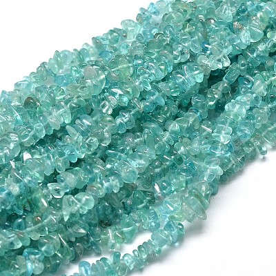 Natural Apatite Chip Beads Strands X-G-E271-80-1