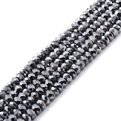 Terahertz Stone Beads Strands G-D461-15-1