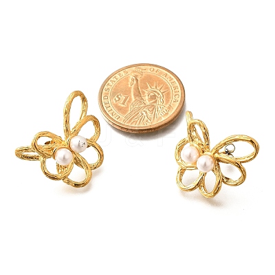 304 Stainless Steel Stud Earrings EJEW-A123-01C-G-1