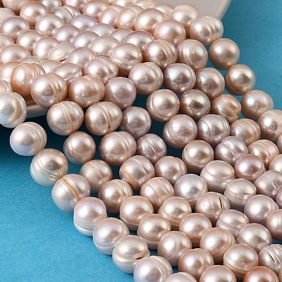 Natural Cultured Freshwater Pearl Beads Strands PEAR-L034-18B-1
