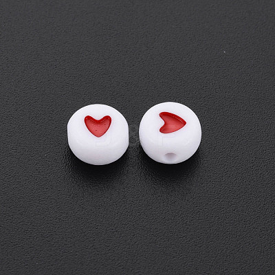 Acrylic Beads X-MACR-T009-08-1