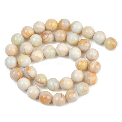 Handmade Lampwork Beads Strand LAMP-B056-10mm-01-1