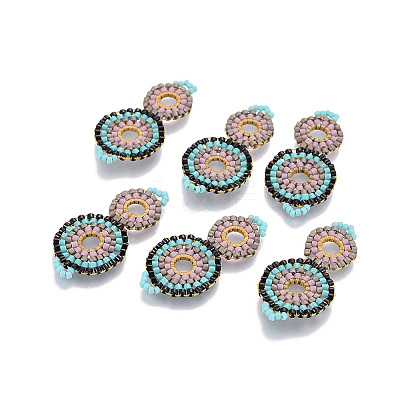 MIYUKI & TOHO Handmade Japanese Seed Beads Links SEED-A027-G18-1