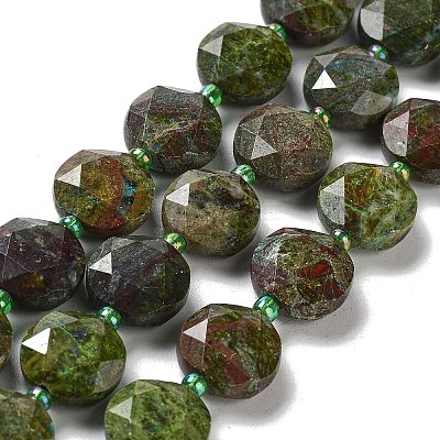 Natural Dragon Blood Jasper Beads Strands G-NH0004-007-1