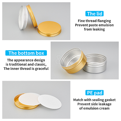 Round Aluminium Tin Cans CON-PH0001-96-1