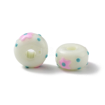Glass Hand Painted Beads SEED-M011-04A-01-1