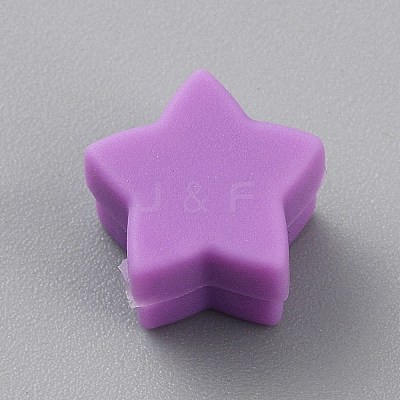 Star Silicone Focal Beads SIL-TAC0008-08L-1