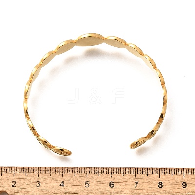 304 Stainless Steel Sun Cuff Bangles LS-BJEW-F457-25G-1