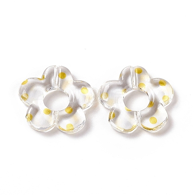 Transparent Acrylic Beads OACR-C009-06E-1