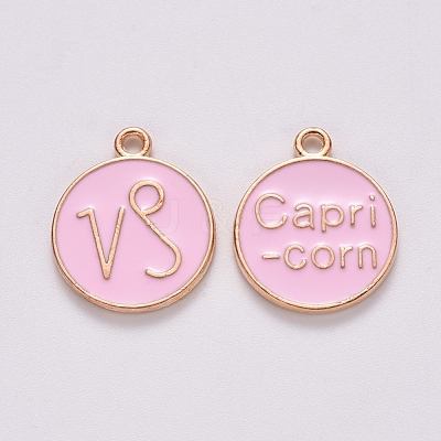 Alloy Enamel Pendants ENAM-S124-01B-09E-1