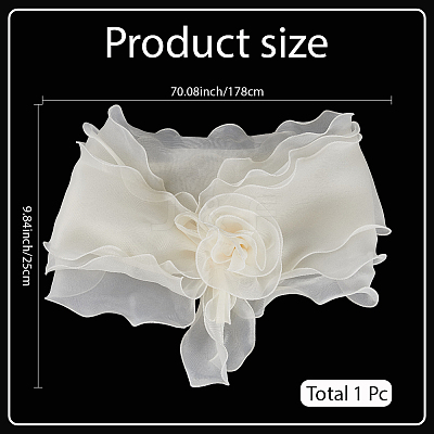 Chiffon Shawl AJEW-WH20054-037B-1