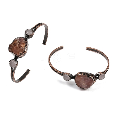Natural Mxed Gemstone Cuff Bangles G-B149-16R-1