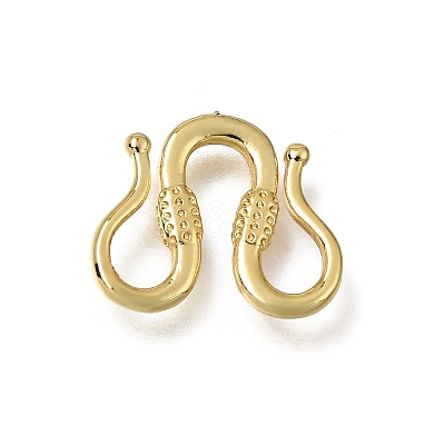 Brass M-Hook Clasps KK-CBA0DF0-14E-G-1