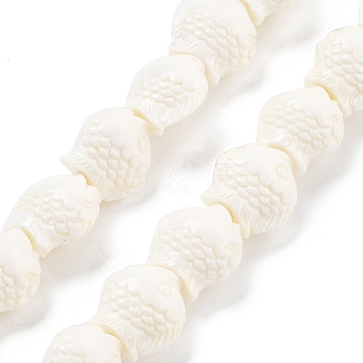 Synthetic Coral Carved Beads Strands CORA-C003-13B-03-1