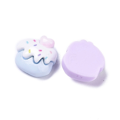 Opaque Cute Resin Decoden Cabochons RESI-B024-01G-1