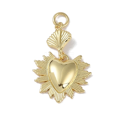 Rack Plating Brass Pendants KK-E110-04G-1