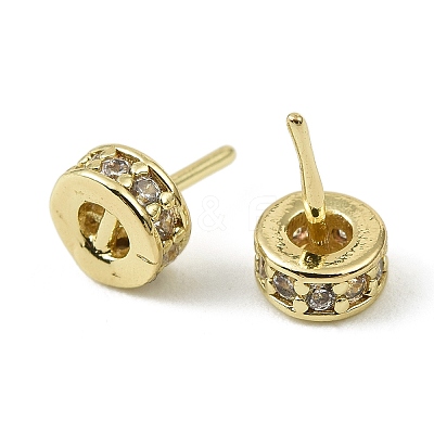 Brass Micro Pave Clear Cubic Zirconia Peg Bails LS-KK-C107-12G-1