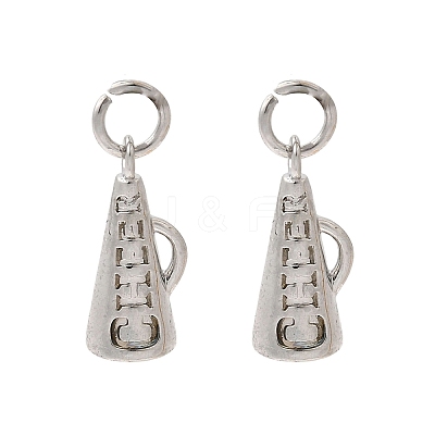 Sports Brass Charms KK-A289-04B-P-1
