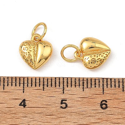 Valentine's Day Brass Charms KK-F941-43D-G-1