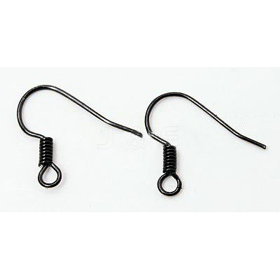 Brass Earring Hooks KK-Q367-B-1