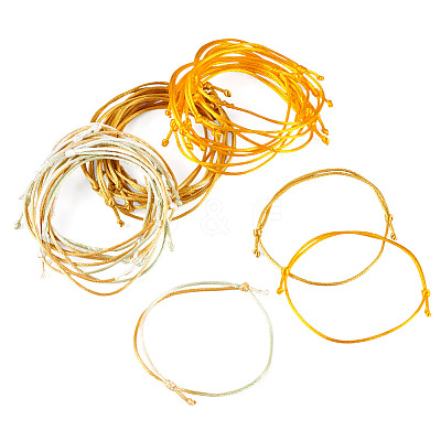 30Pcs 3 Colors Nylon Thread Bracelets Making BJEW-TAC0070-1