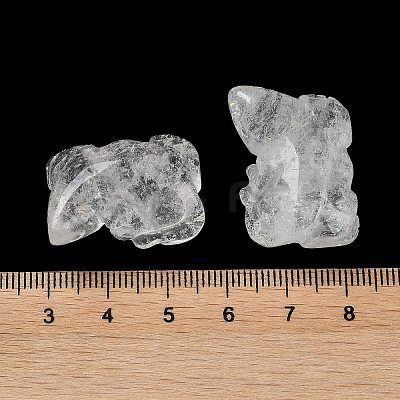 Natural Quartz Crystal Carved Healing Figurines G-B062-05F-1