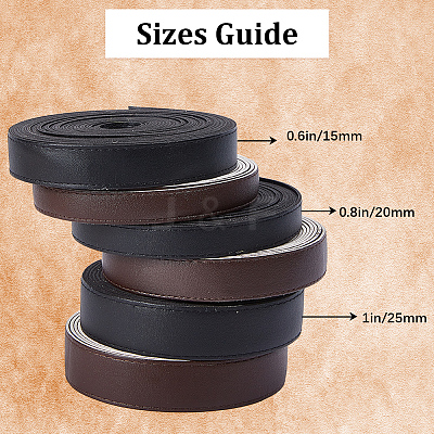 5M Flat Imitation Leather Cord LC-GF0001-05C-02-1